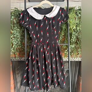 Fit and flare lipstick dress